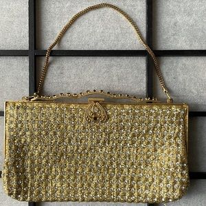 Rhinestone Studded Clutch
